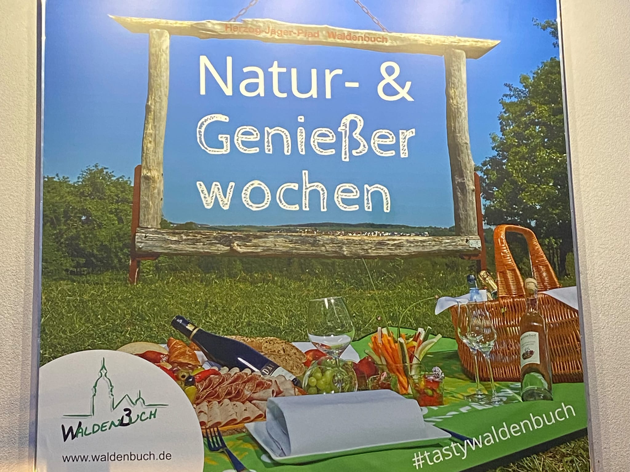 Plakat „Natur- & Genießerwochen“